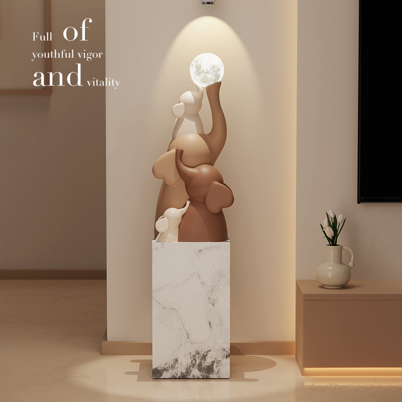 大象落地大摆件高级感客厅电视柜摆件玄关创意装饰品新房乔迁送礼